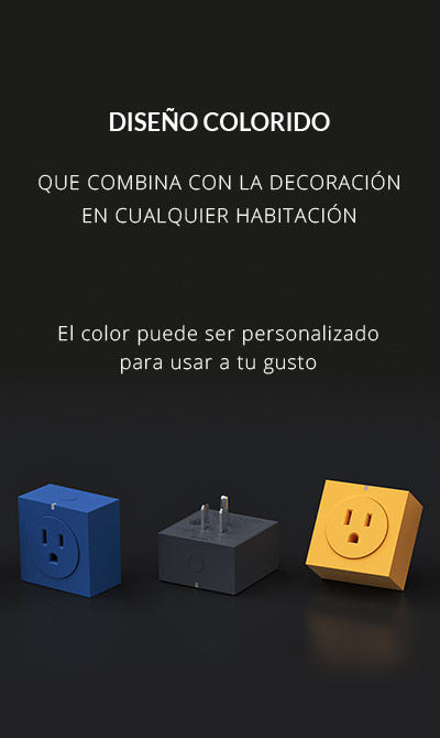 Enchufe WiFi con medidor de energía, Azul